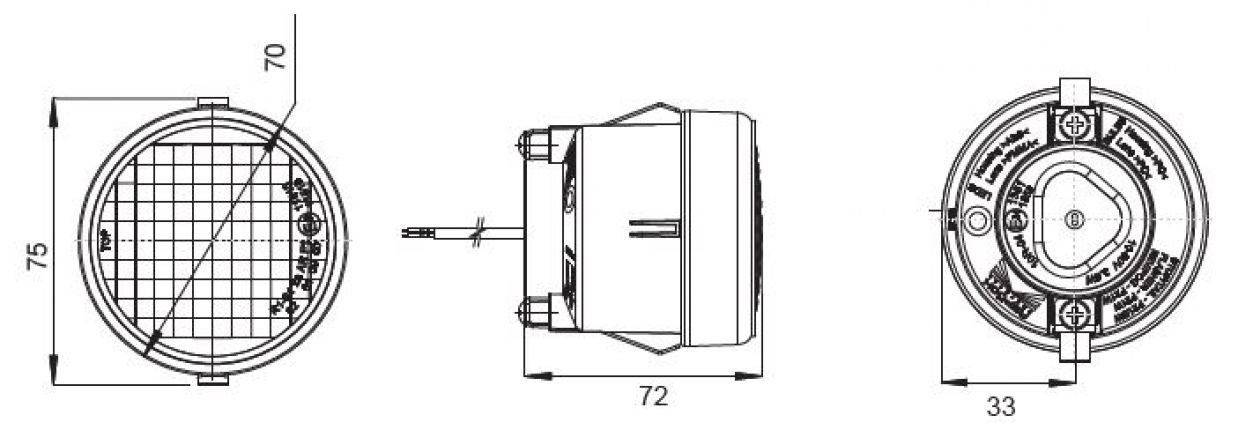 Roundpoint 2 LED 12V/24V - 417277.001 - combinatie achterlichten