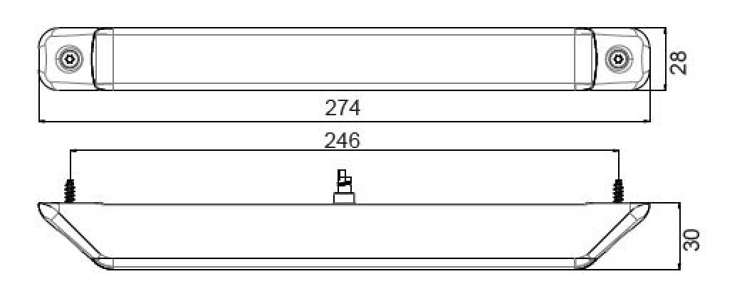 Linepoint 2 LED 12V/24V - 417195.001 - Achterlichten