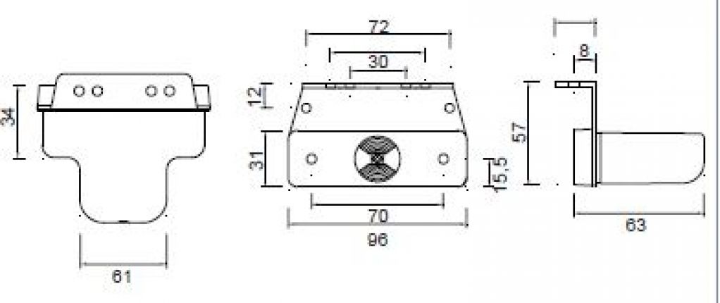 Flatpoint 1 LED - 404783.001 - zijmarkeringslichten
