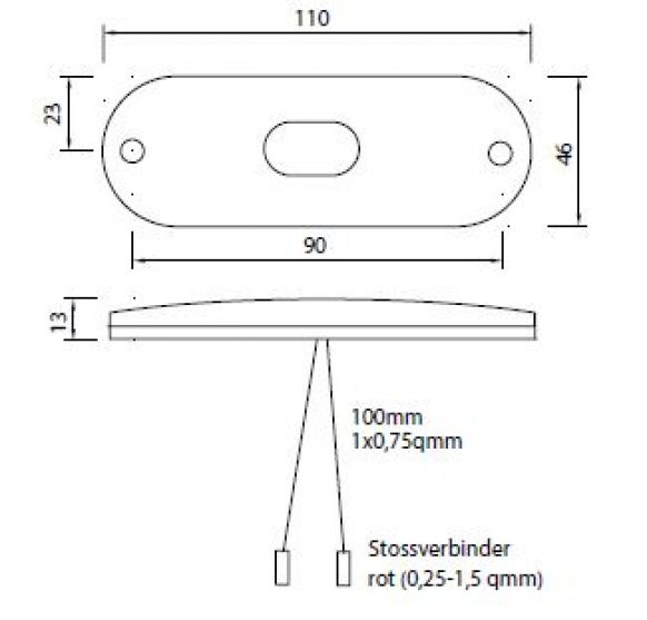 Flatpoint 3 LED - 406801.001 - Zijmarkeringslichten