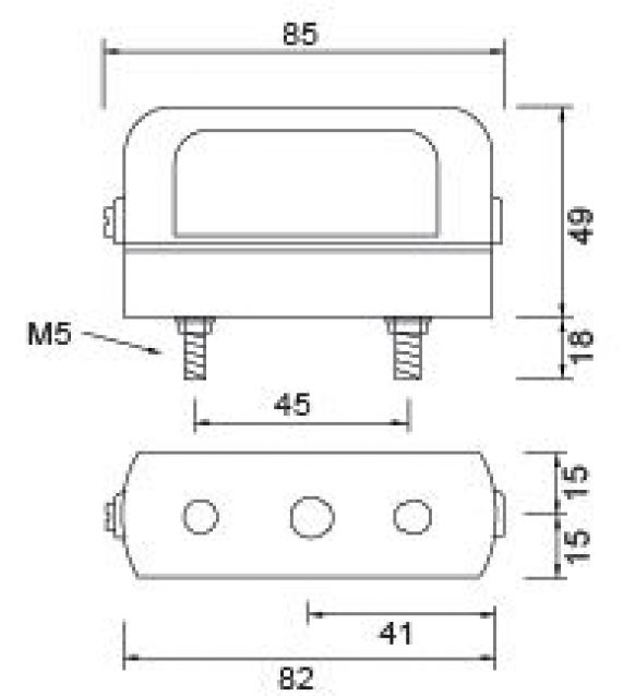 Regpoint Small - 402524.001 - Nummerplaatverlichting