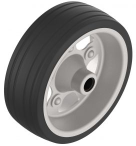 Massief rubber wiel laag gedeelte - 421063.001 - Steunwielen reserveonderdelen