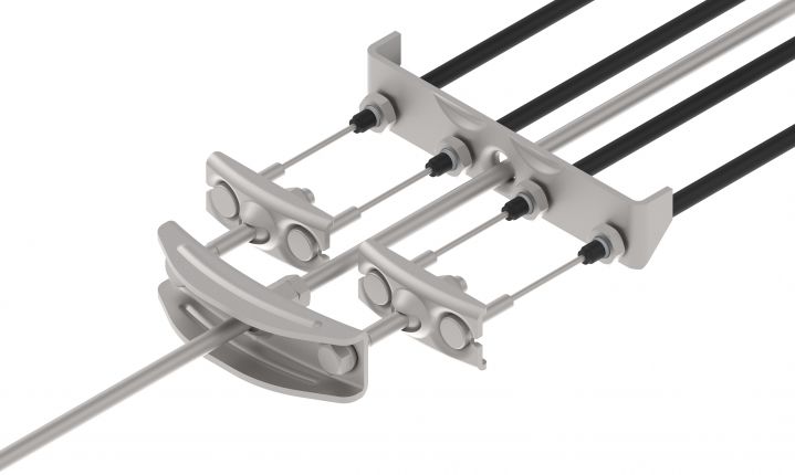 Compensatieschaal compl. voor tandemchassis - 409906.001 - Overbrengingsinrichting