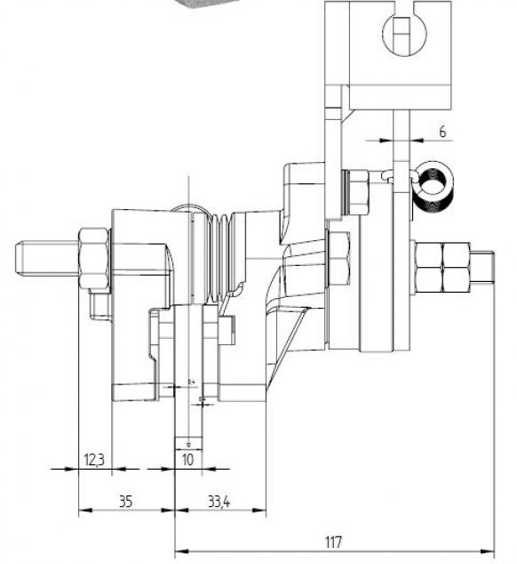 Mechanische schuifremklauw - 106770.02 - Industriële remmen