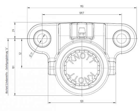 Hydraulische veerbelaste schuifrem - 100921 - Industriële remmen