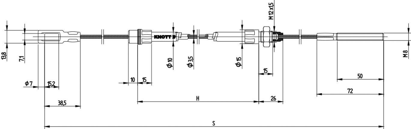 Takel met staaldraad (800/1100) - 35006.10 - Takels met staaldraad