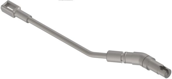Touwtrek adapter, gebogen 30° - 980075.01 - Touwtrekken