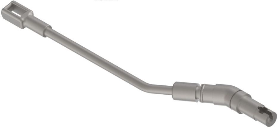 Touwtrek adapter, gebogen 30° - 980075.01 - Touwtrekken