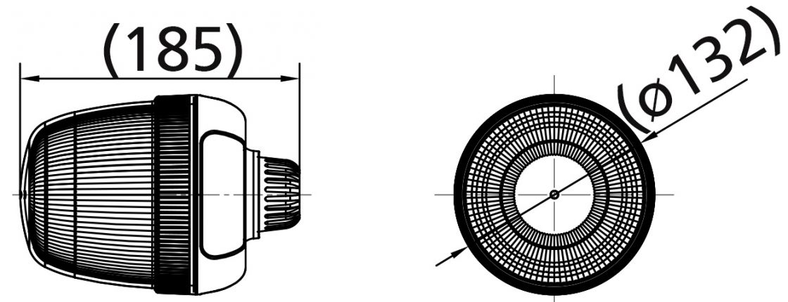 Zwaailamp LED hoog - 421447.001 - zwaailampen