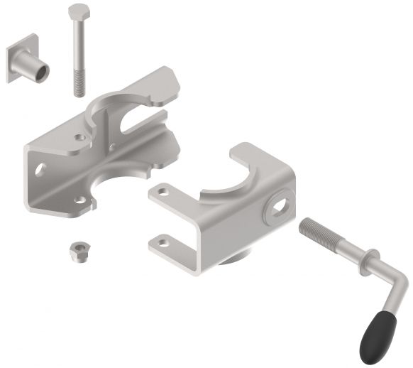 Steunwielhouder - Grondplaat ruw voor lassen - 420078.001 - Steunwielhouder