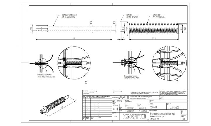 Remhefboomhouder cpl. - 210431.001 - Transmissieapparaat