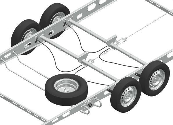 Reservewielhouder voor caravan - 421241.001 - Toebehoren voor wielen/banden/velgen