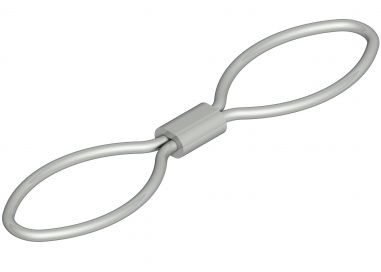 Arrestatiekabel voor ongeremde aanhangwagens tot 1500kg - 6B1987.001 - Flenskogel