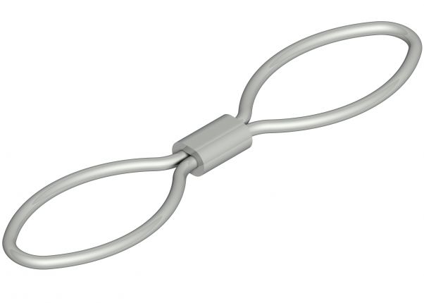 Arrestatiekabel voor ongeremde aanhangwagens tot 1500kg - 6B1987.001 - Flenskogel