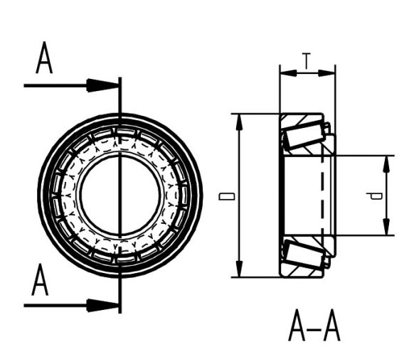 Kegellager Ø52mm - 45877.11 - Lager