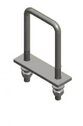 Bevestigingsset voor U-beugel - 416849.001 - Opbergdozen