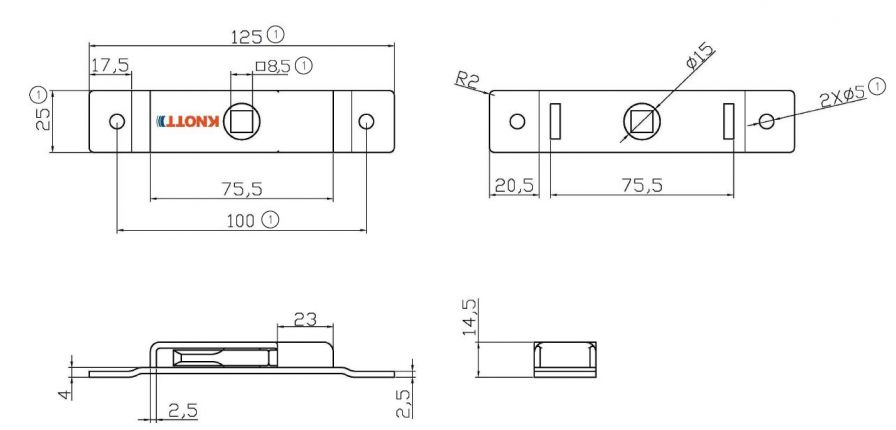 Roestvrij stalen schakelaar slot - 408058.001 - Sloten / accessoires