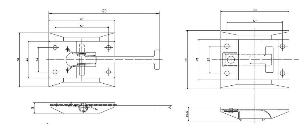 Deurcontrole - 408945.001 - Sloten / Toebehoren