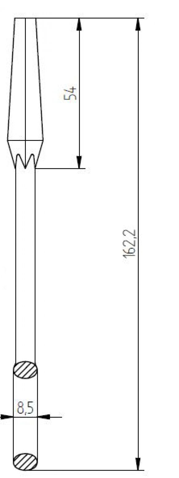 Bandsleutel galv. - 408059.001 - Sloten / accessoires