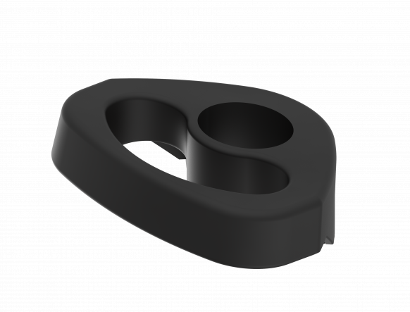 Manoeuvreerhandvat voor steunwiel - 414004.001 - Handvatten