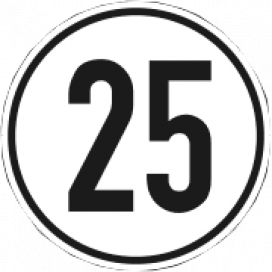 Snelheidsbord - 410127.025 - Borden