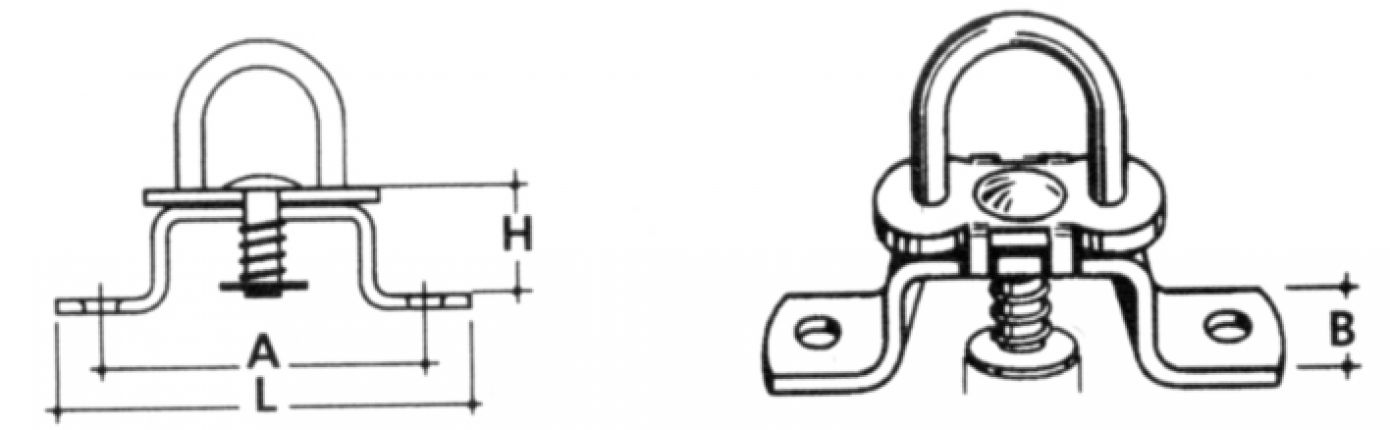 Draaislot - 403209.001 - Dekzeilbevestiging