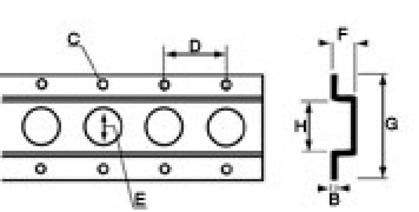 Ankergoot met rond gat - 416938.001 - Bevestigingsanker