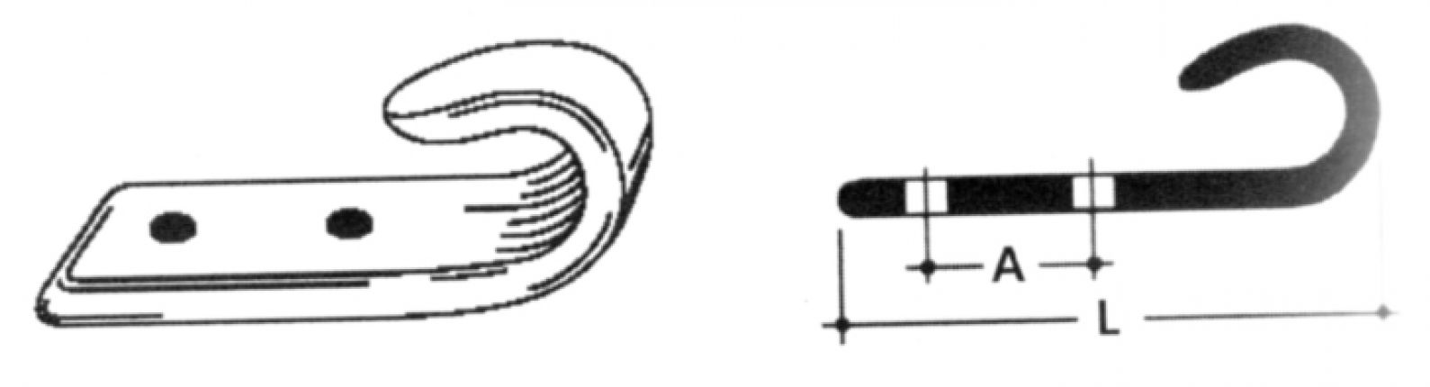 Dekzeilhaken - 409985.001 - Dekzeilen en toebehoren