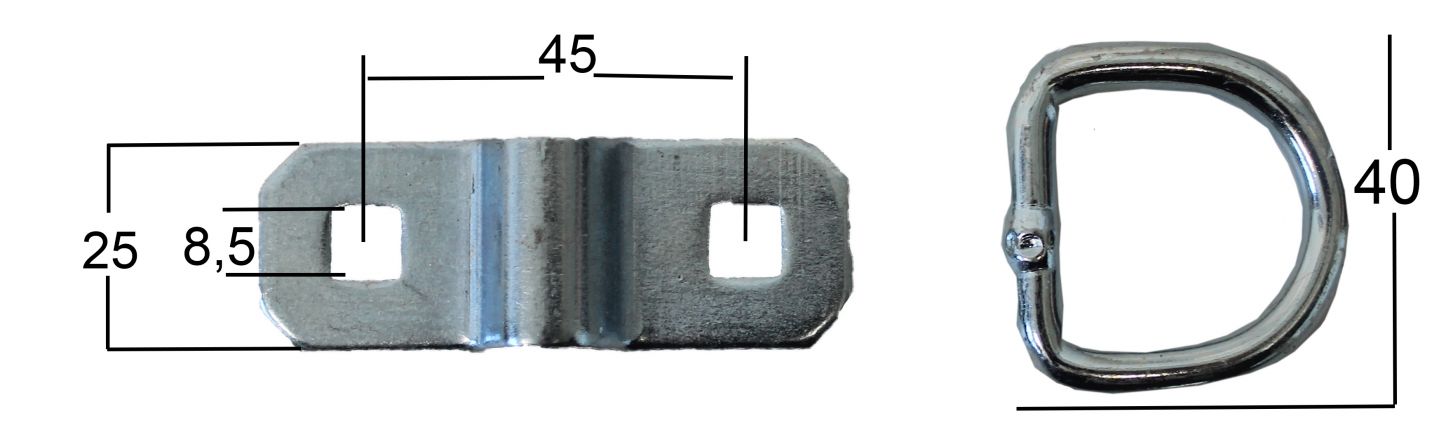 Sjorring + riem los - 417396.001 - Bevestigingsanker