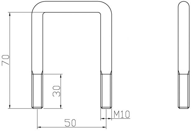 Losse sjorbeugel - 420096.001 - Bevestigingsanker
