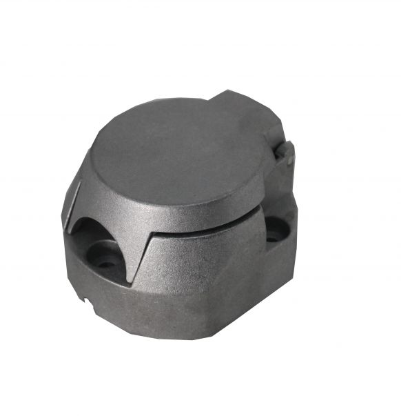 7-polige contactdoos ALU - 409771.001 - Stekkers/contactdozen