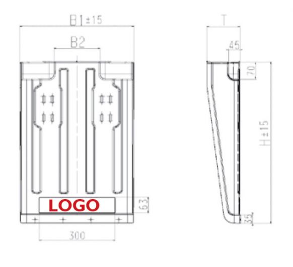 vrachtwagen spatbord SG