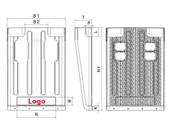 vrachtwagen spatbord SG