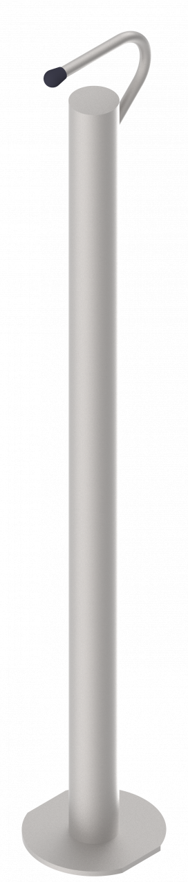 Valsteun met handvat