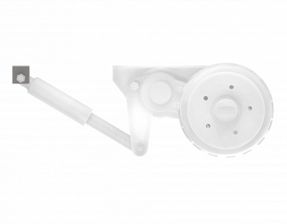 Shock absorber holder U-profile