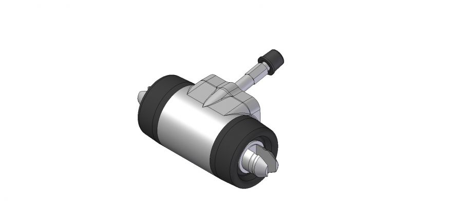 Wiel cilinder Ø25,40mm links