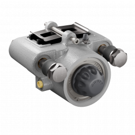 Hydraulische veerbelaste schuifremklauw