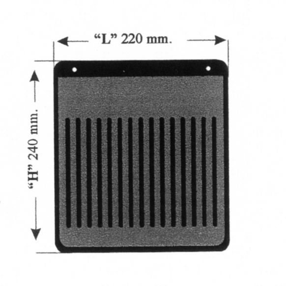 Spatlap auto aanhanger - 400086.084 - Spatlap
