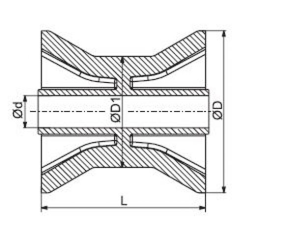 Boegrol 3" - 6X1064.013 - Boottrailer
