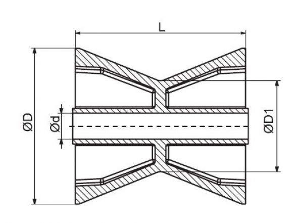 Boegrol 4" - 6X1064.014 - Boottrailer