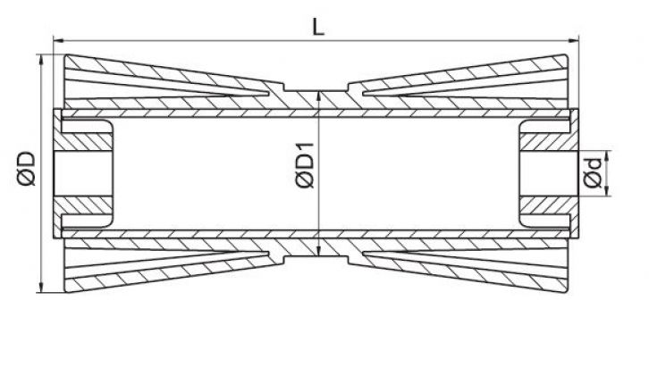 Kielrol 5" - 6X1064.036 - Boottrailer