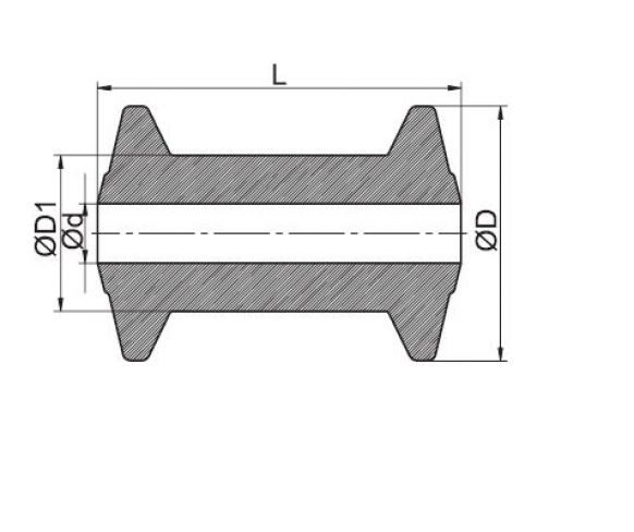 Kielrol 4" - 6X1064.034 - Boottrailer