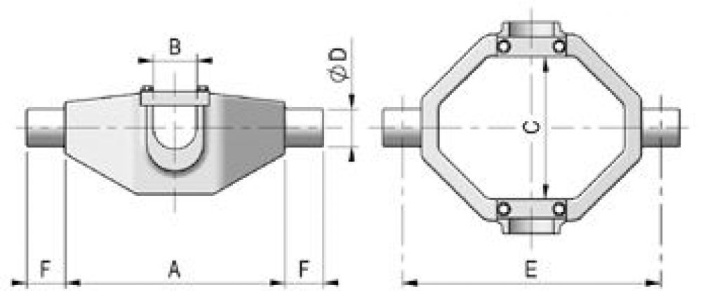 Cardan ring - 415893.001 - Toebehoren voor telescoopcilinders