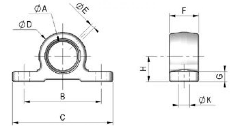 Paar lagers - 415895.001 - Toebehoren voor telescopische cilinders
