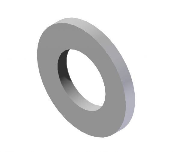 Vlakke sluitring met afschuining - D125.017 - DIN-onderdelen