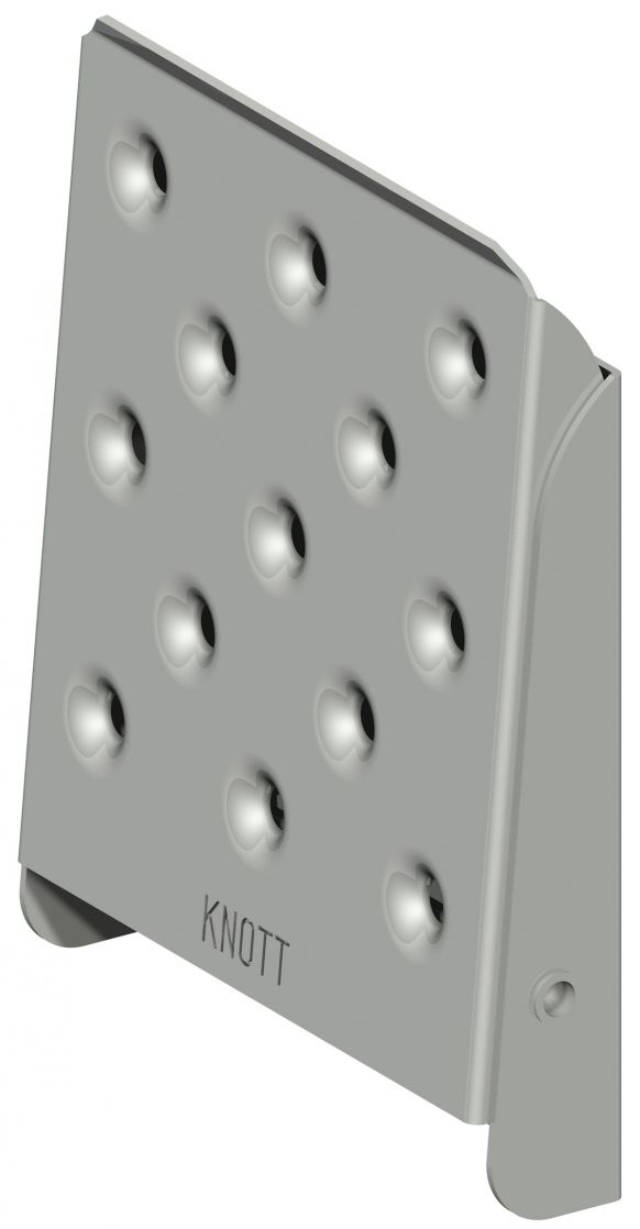 Opvouwbare treden, gegalvaniseerd - 404269.001 - Toegangshulpmiddelen